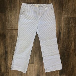 Tommy Hilfiger Seersucker Wide Leg Pants